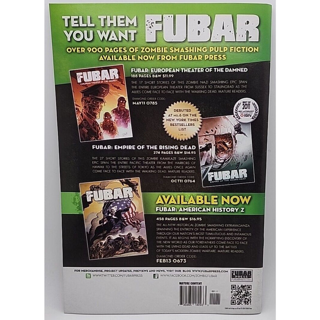 Fubar The Ace of Spades Free Comic Book Day #0 2014