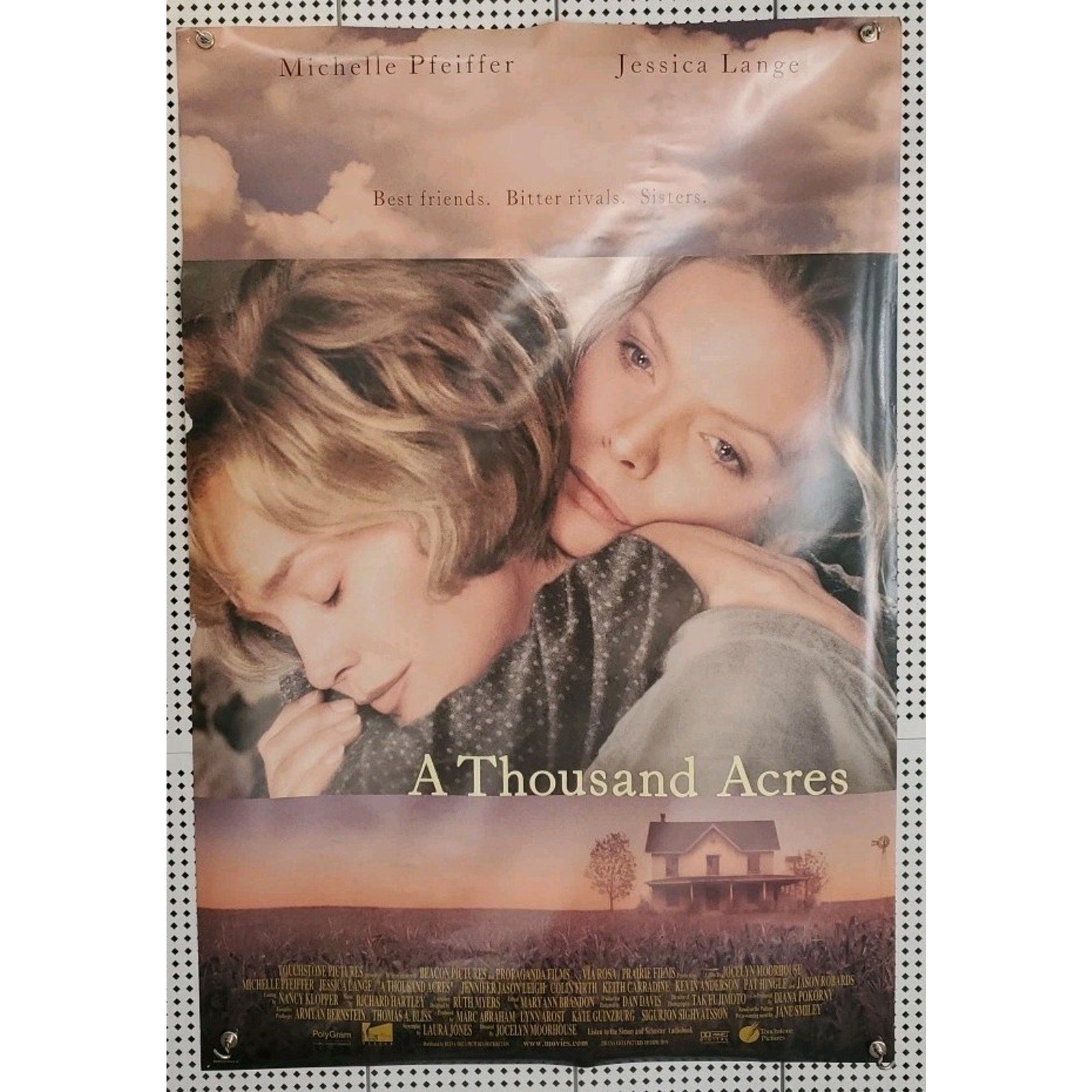 A Thousand Acres Movie Poster 2 Sided Original 27x40
