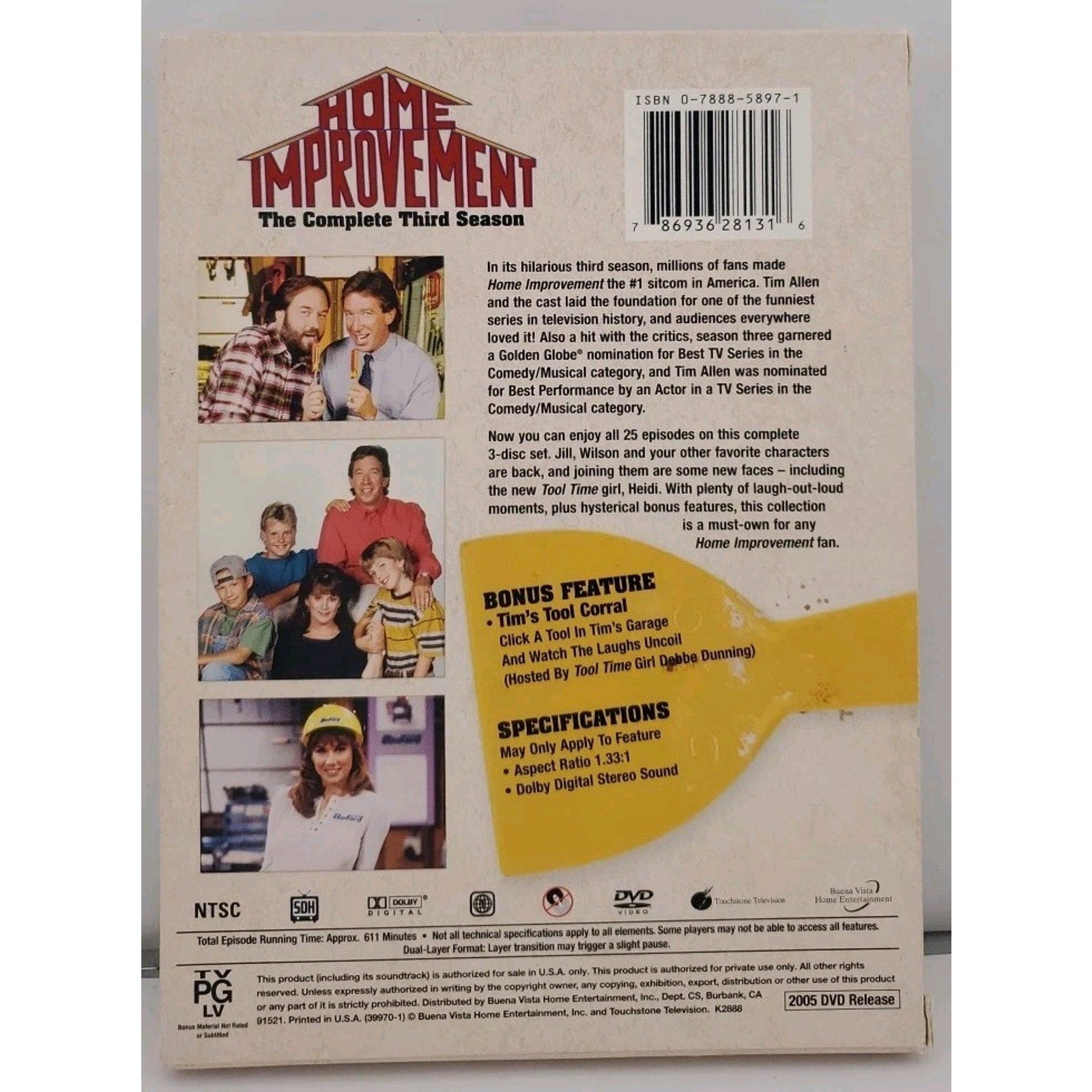 Home Improvement: Complete Third Season (DVD, 1993)
