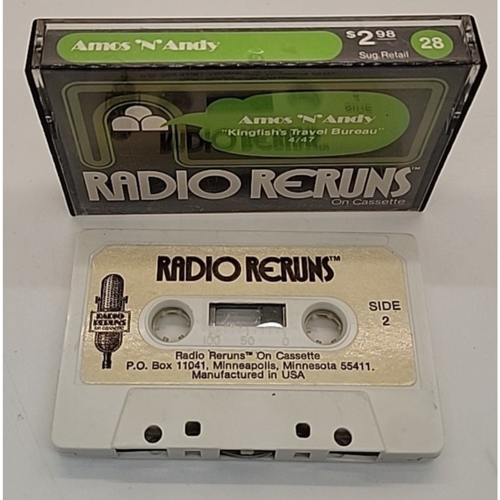 Radio Reruns 28 Amos 'N' Andy Kingfish Travel Bureau (Cassette)