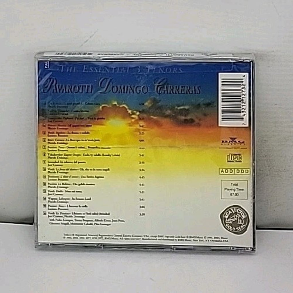 Essential 3 Tenors by Pavarotti / Domingo / Carreras (CD, 1994) *Brand New*
