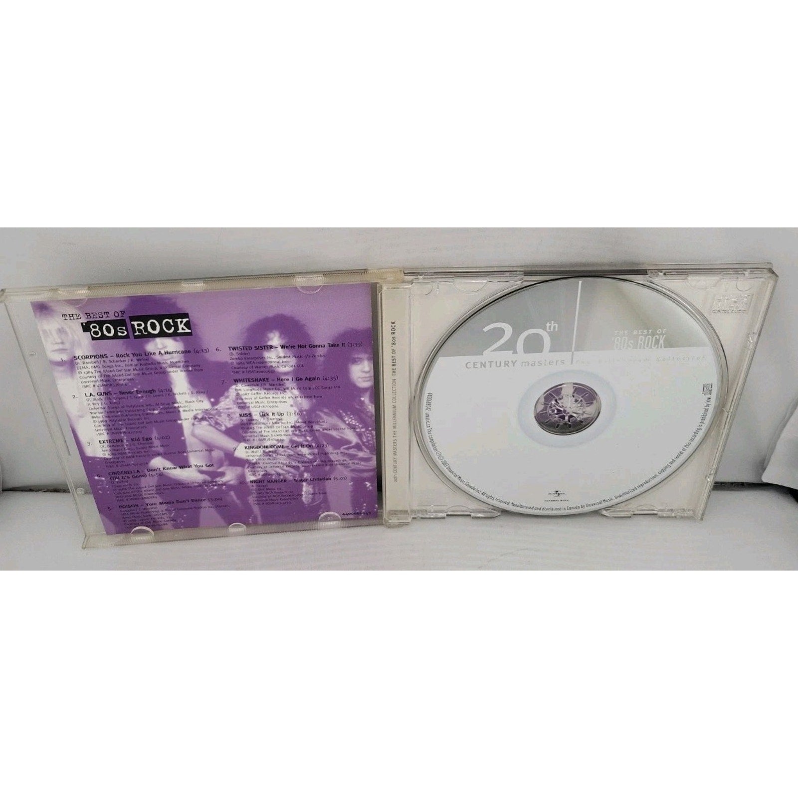 20th Century Masters: Best of 80's Rock by Various (CD, 2003)