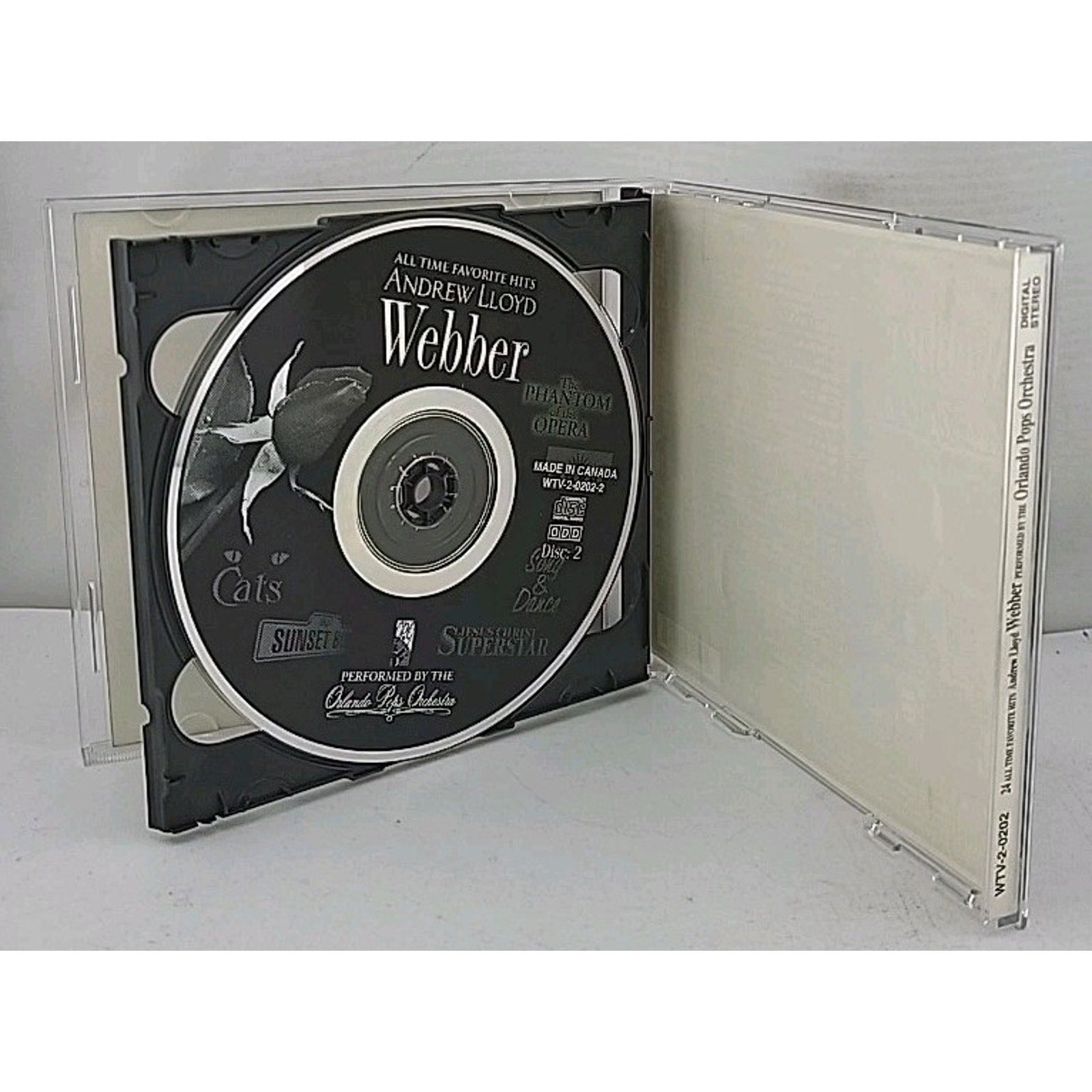 Andrew Lloyd Webber 24 Hits Orlando Pops Orchestra 2 CD Set