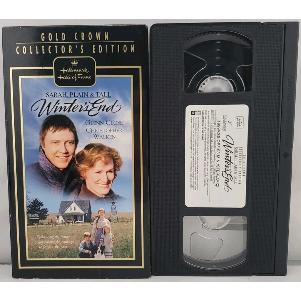 Hallmark Hall of Fame Sarah, Plain & Tall Winter's End VHS 1999
