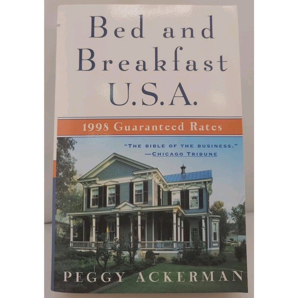 Bed and Breakfast U.S.A. 1998 Paperback Peggy Ackerman