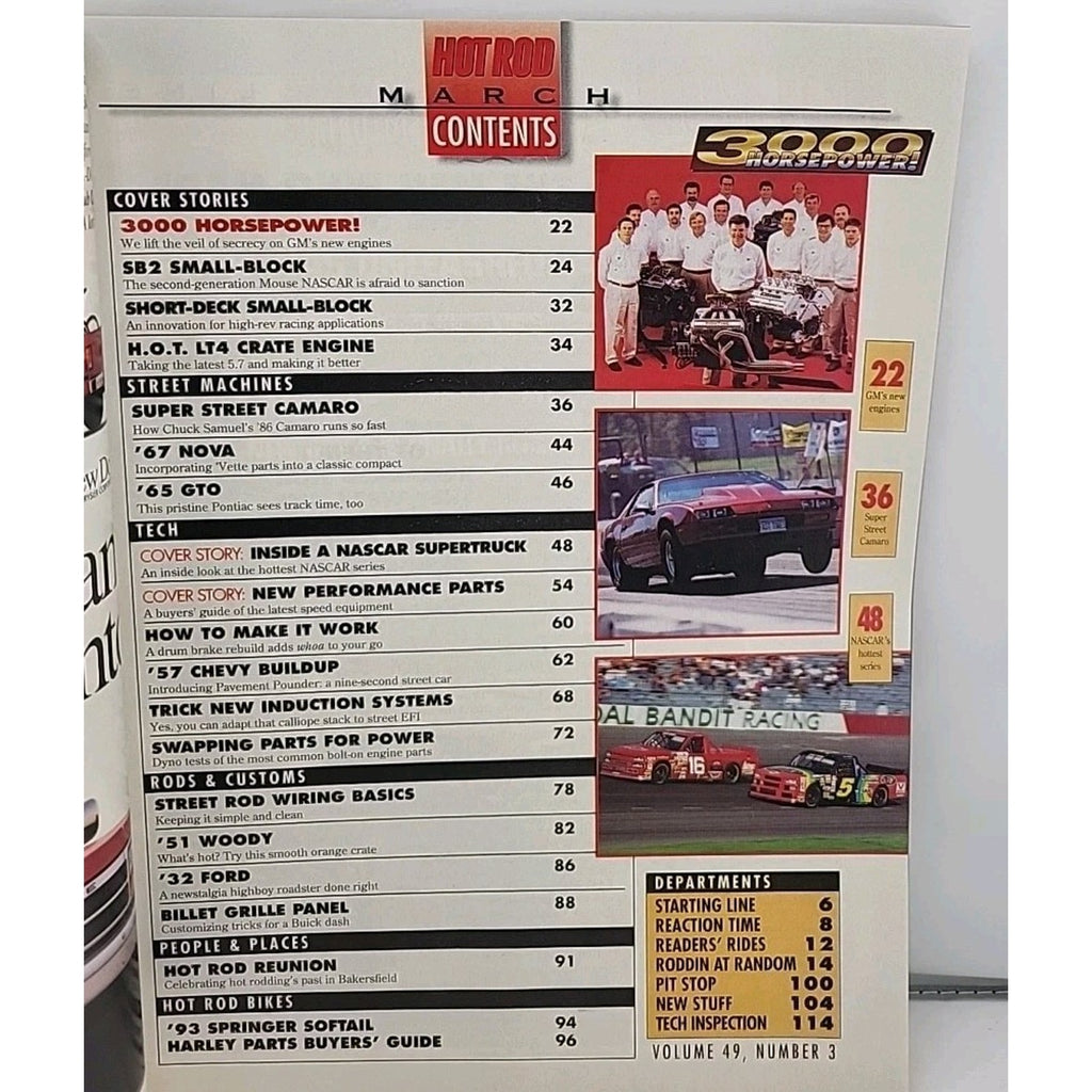 Hot Rod Magazine March 1996