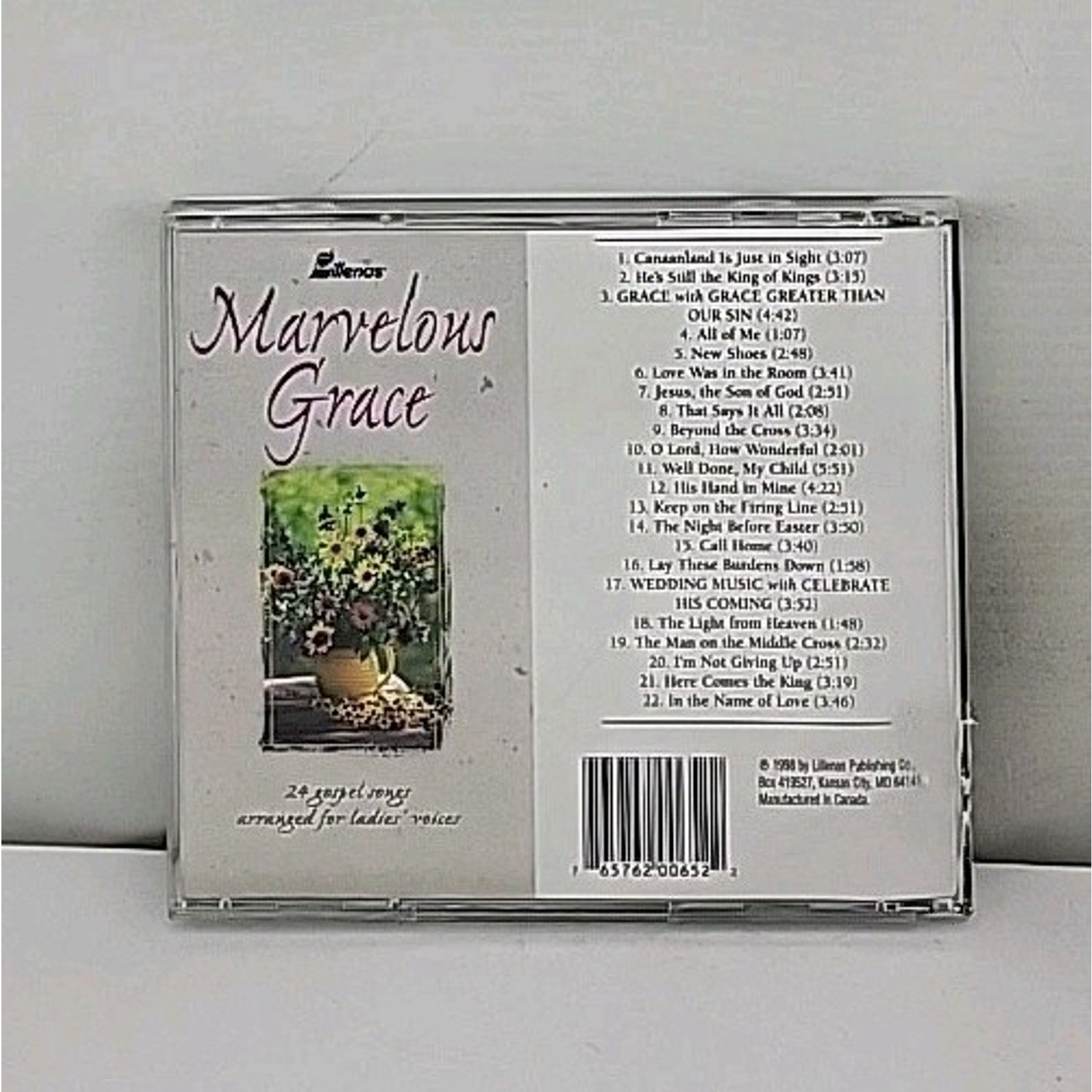 Marvelous Grace by Mosie Lister CD 24 Gospel Songs