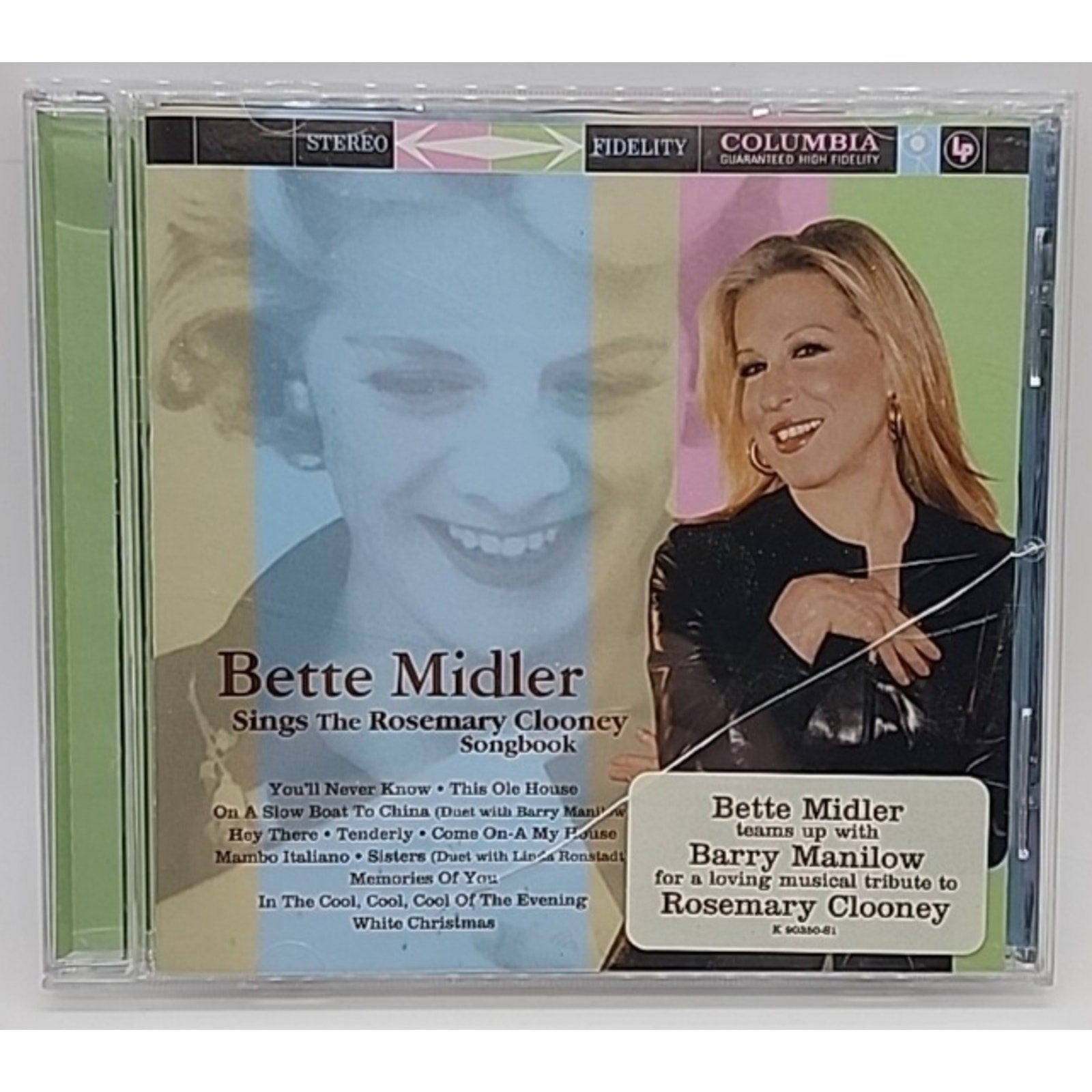 Sings the Rosemary Clooney Songbook by Bette Midler (CD, Sep-2003, Columbia)