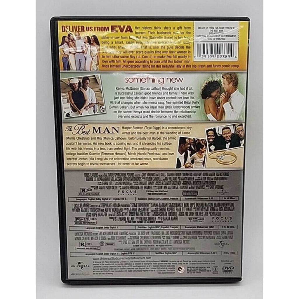 Deliver Us from Eva & Something New & Best Man (DVD)
