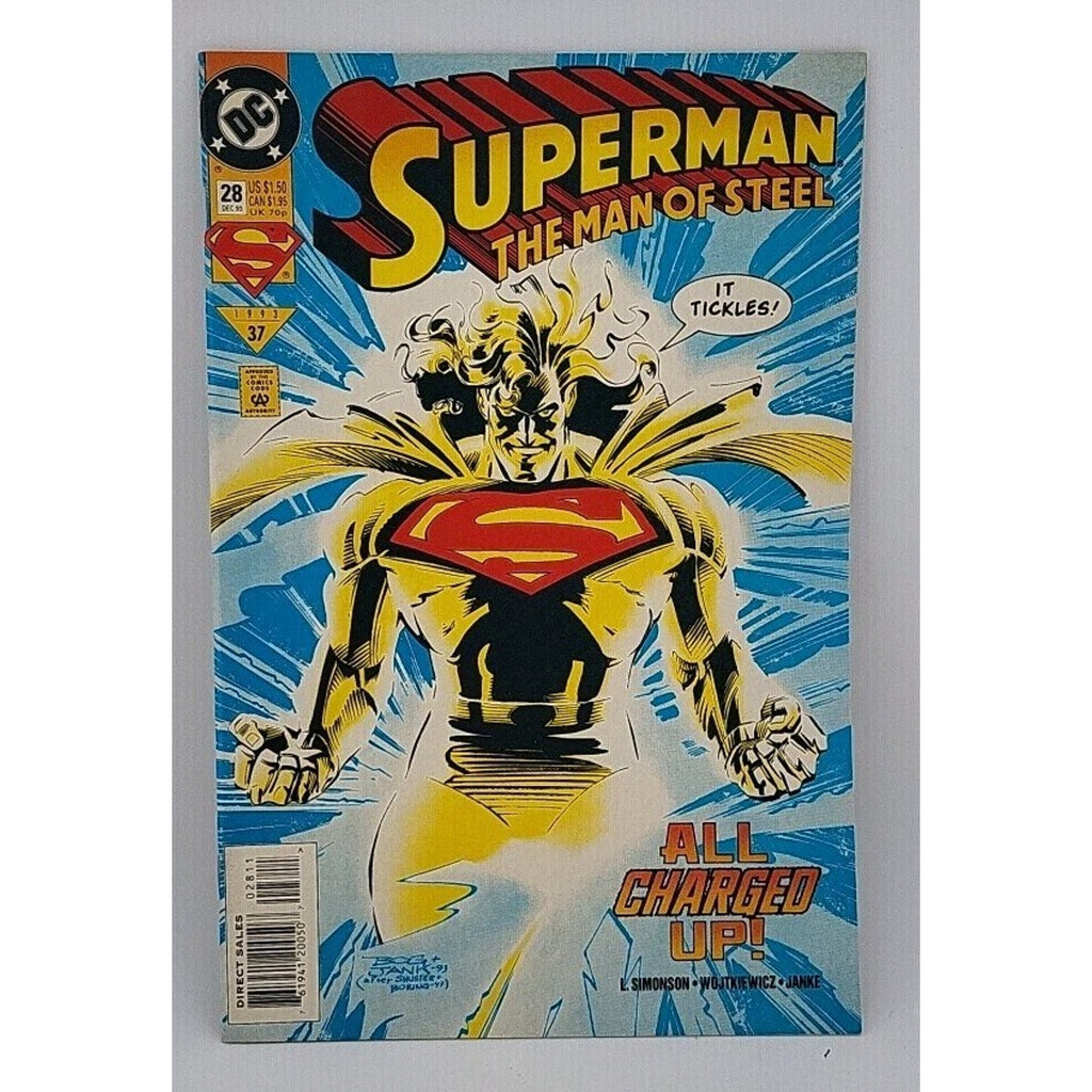DC Comics Superman Man Of Steel #28 1993 Comic Book