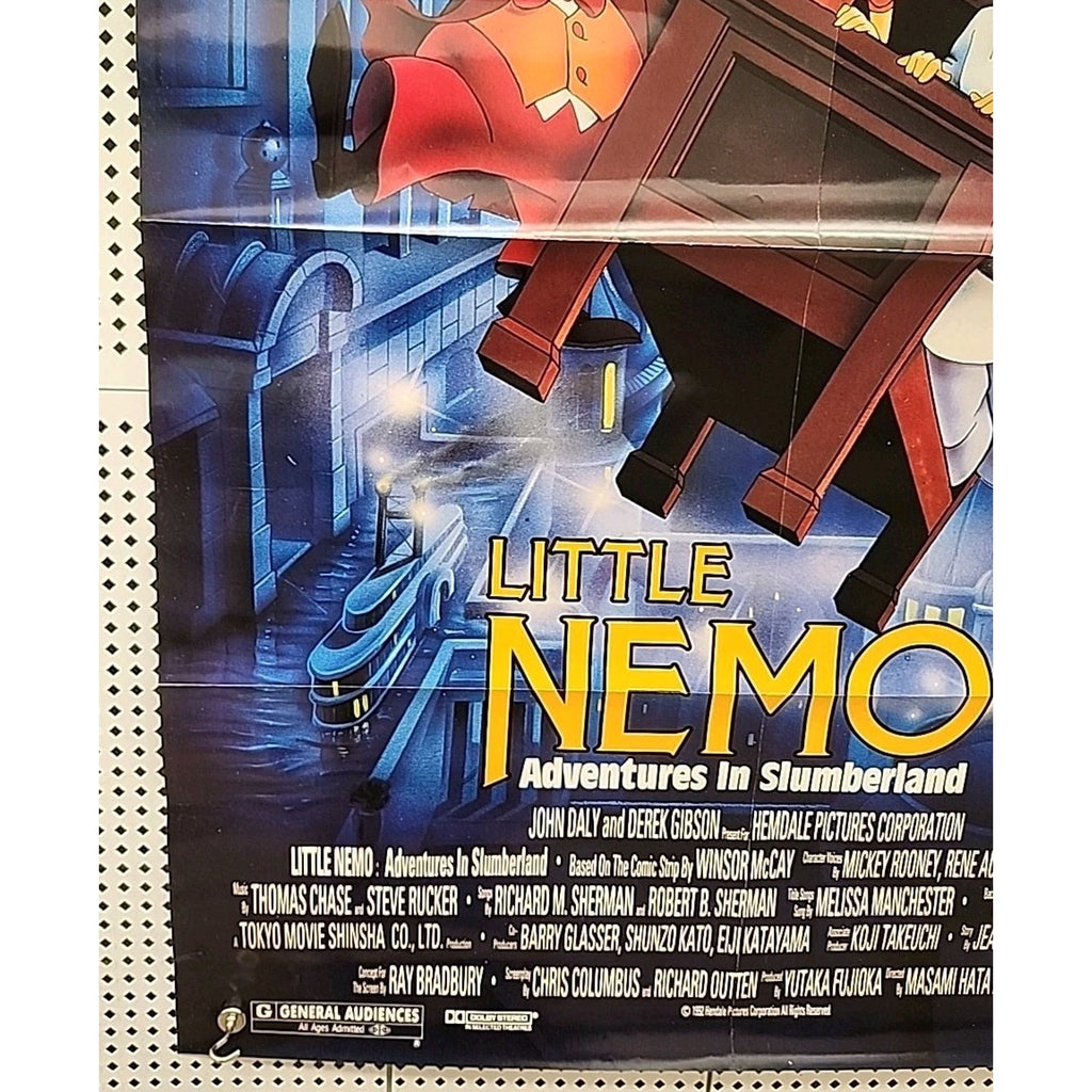 Little Nemo Movie Poster Original 27x40