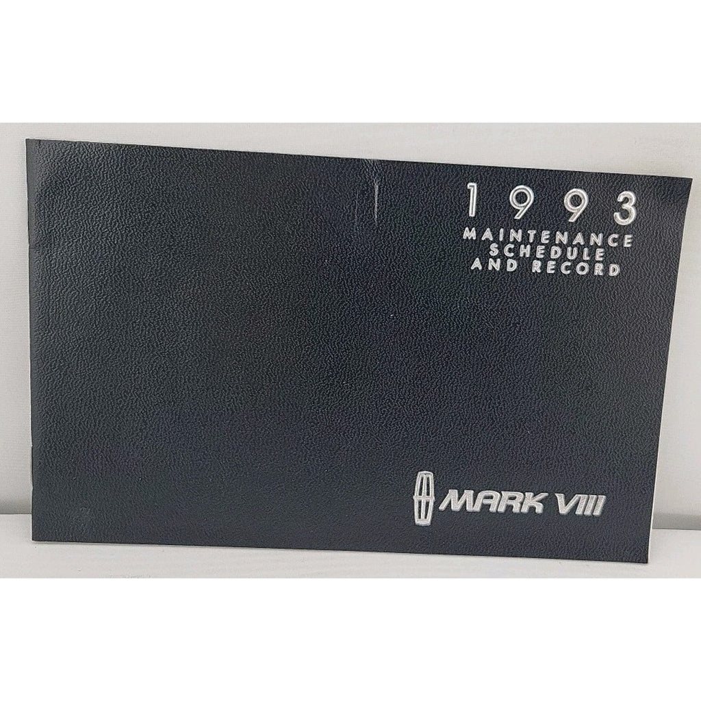 93 1993 Lincoln Mark VIII owners manual