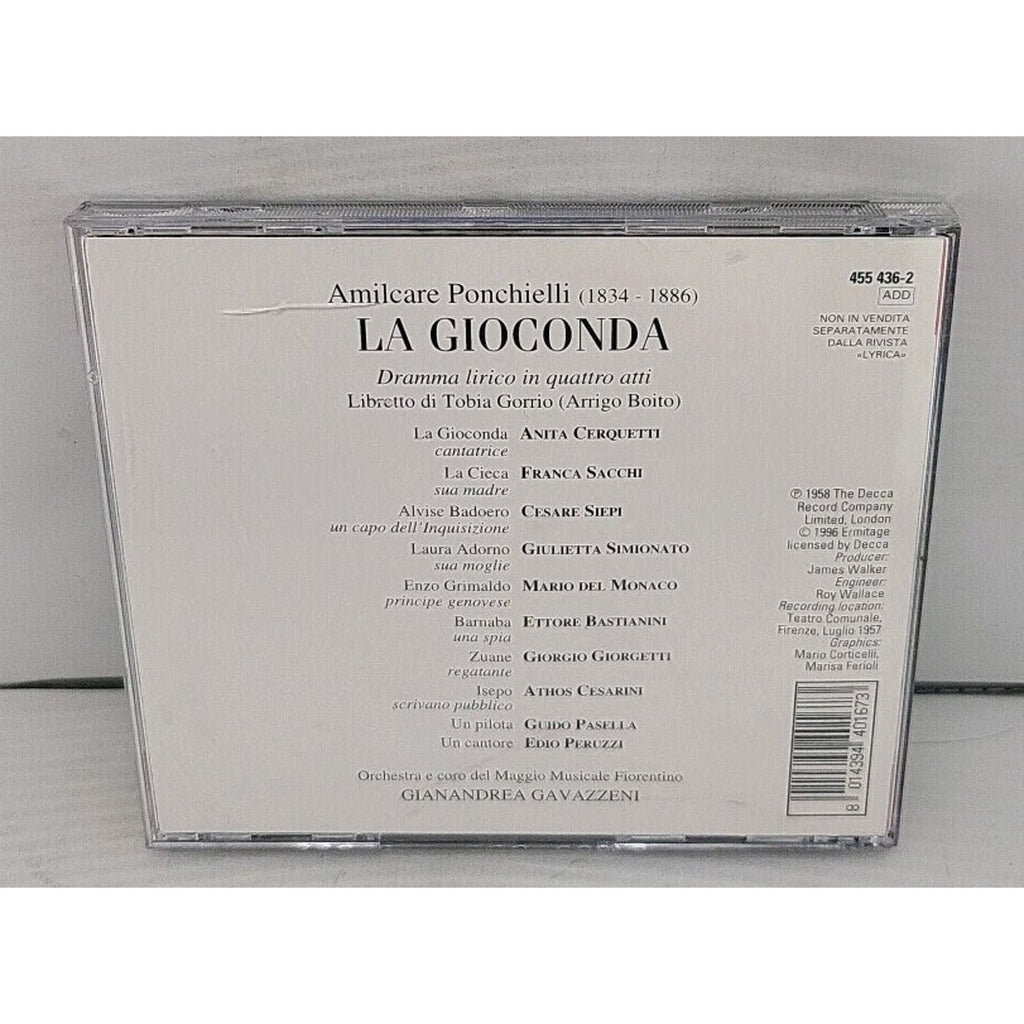 Gavazzeni:Orch Del Ma - Ponchielli: La Giocon... - Gavazzeni:Orch Del Ma CD