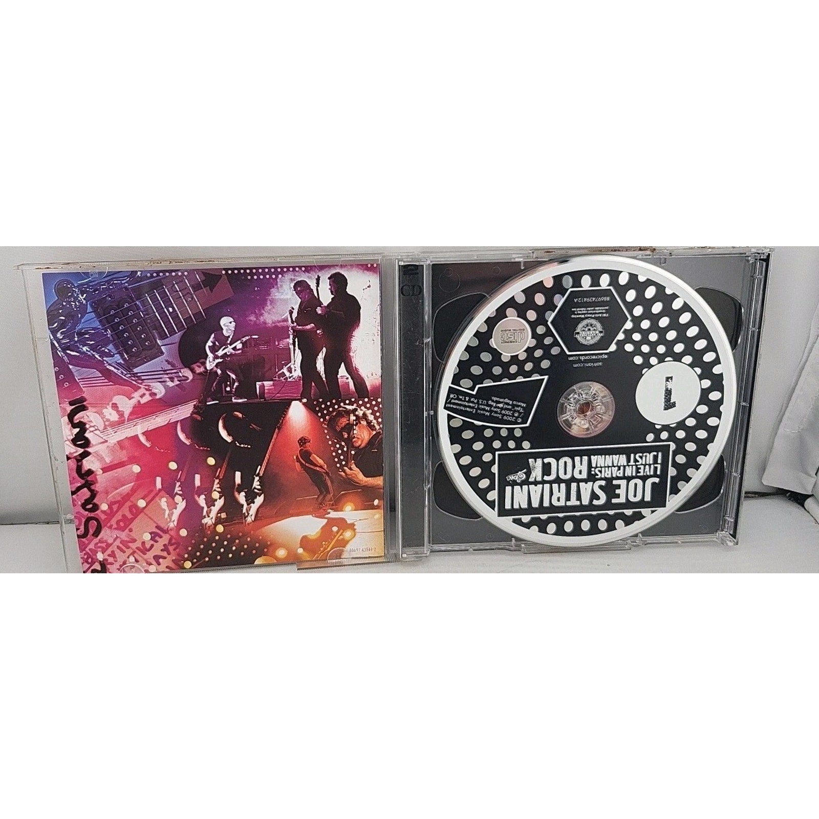 Live in Paris: I Just Wanna Rock by Satriani, Joe (CD, 2010)