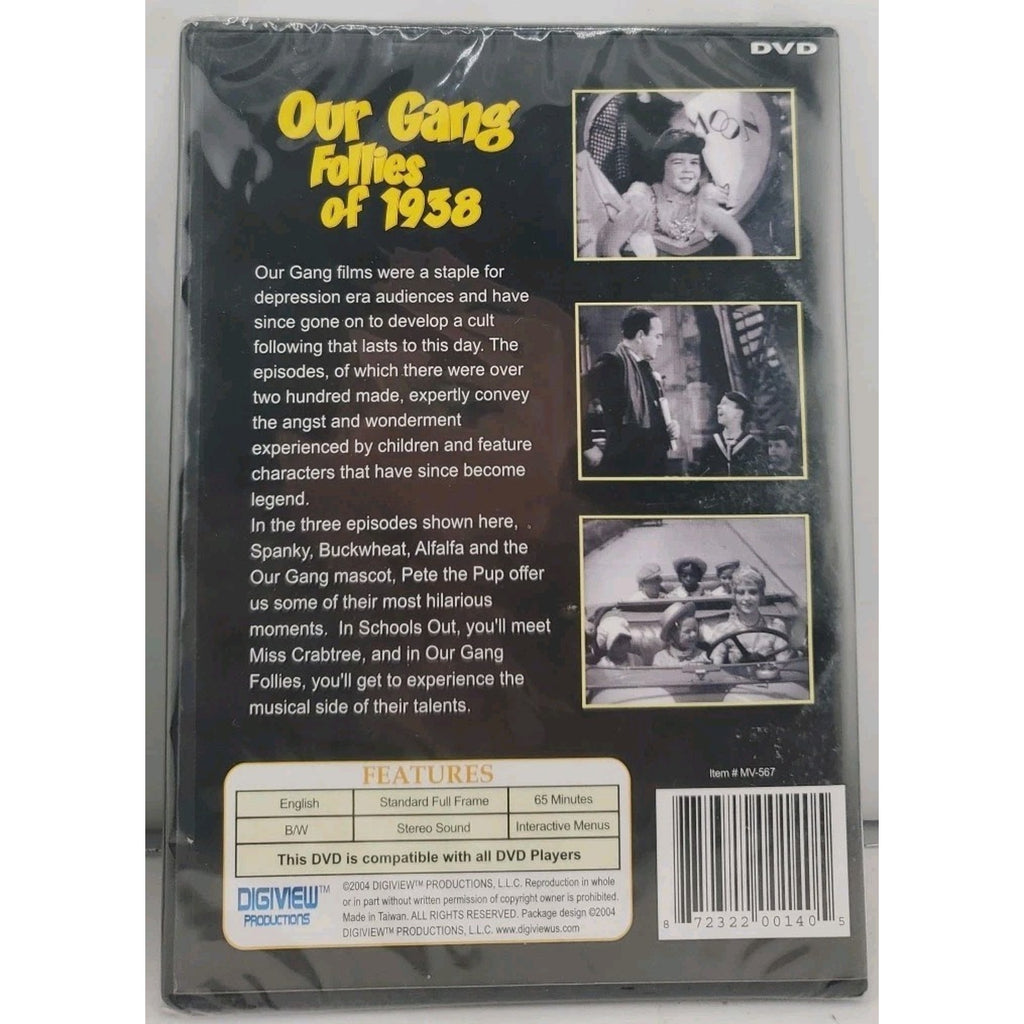 Our Gang - V. 1 - Follies of 1938 (DVD, 2006) *Brand New*