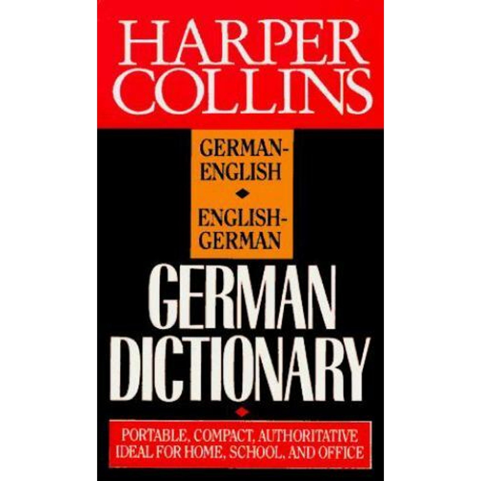 Collins German-English, English-German by Collins Staff (1991, Mass Market)