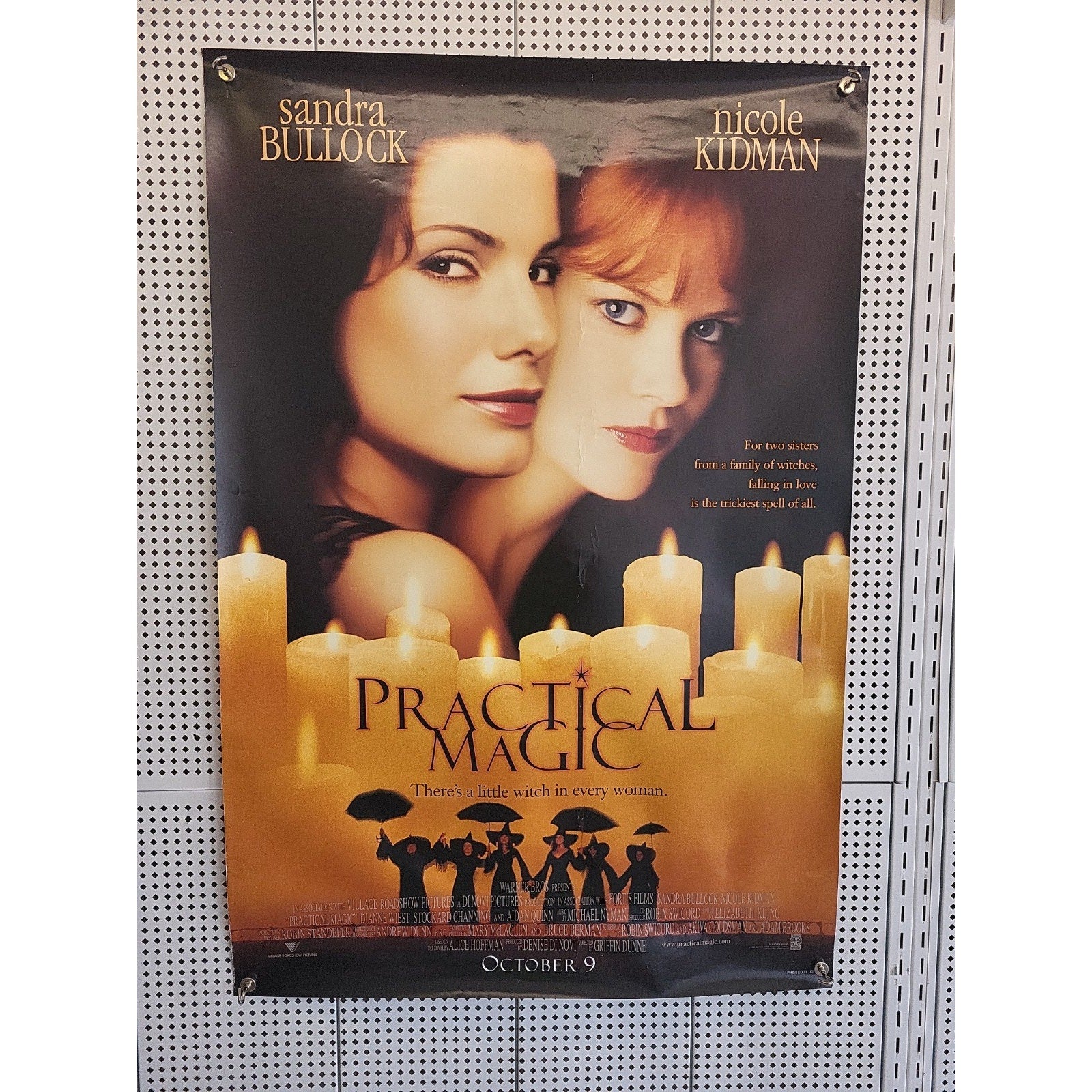 Practical Magic (1998) Original DS 27x40 Movie Poster One Sheet Sandra Bullock