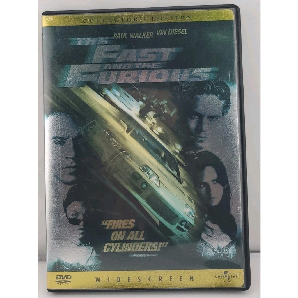 The Fast and the Furious - Widescreen Collector's Edition (DVD, 2002)
