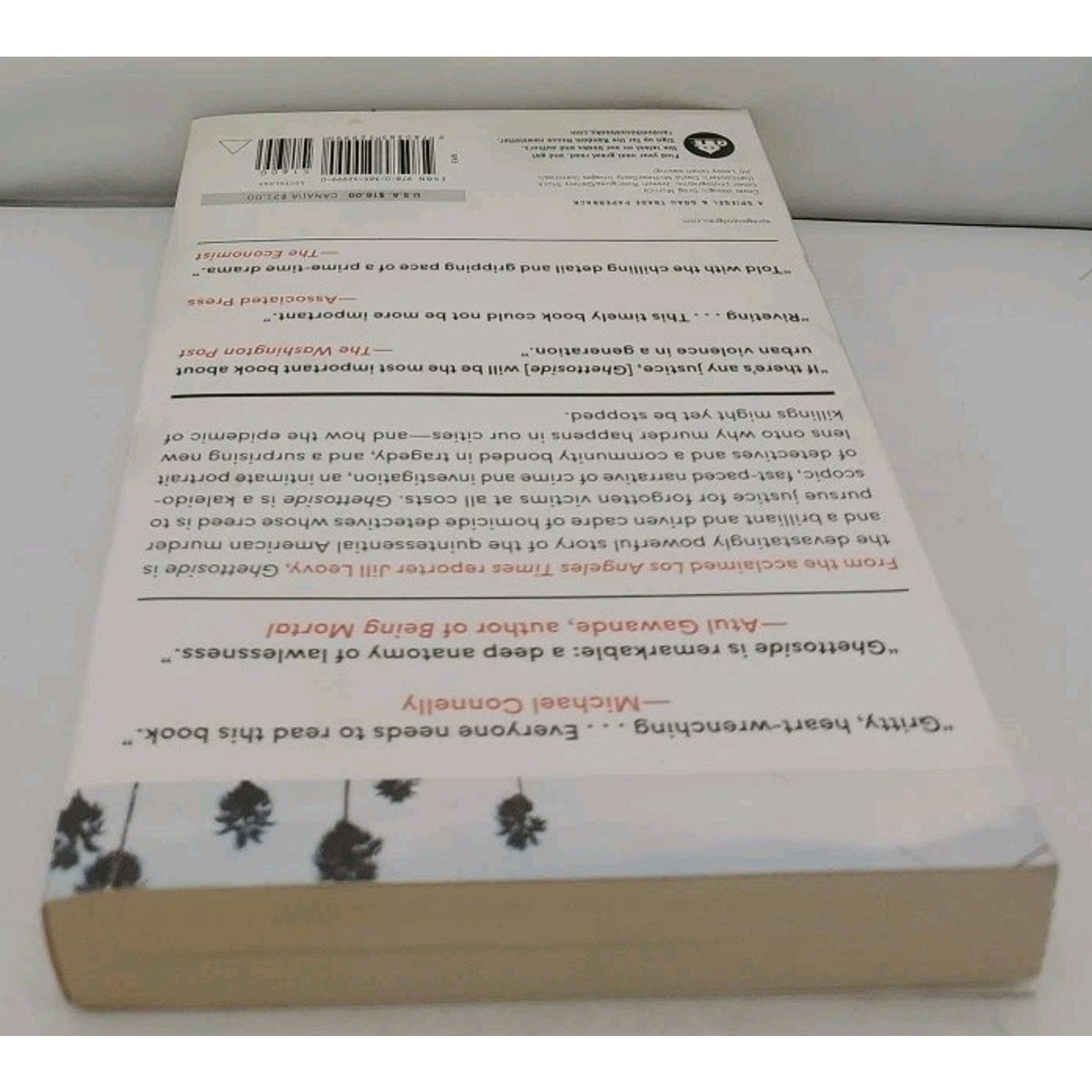 Ghettoside : A True Story of Murder in America by Jill Leovy (2015, Trade...