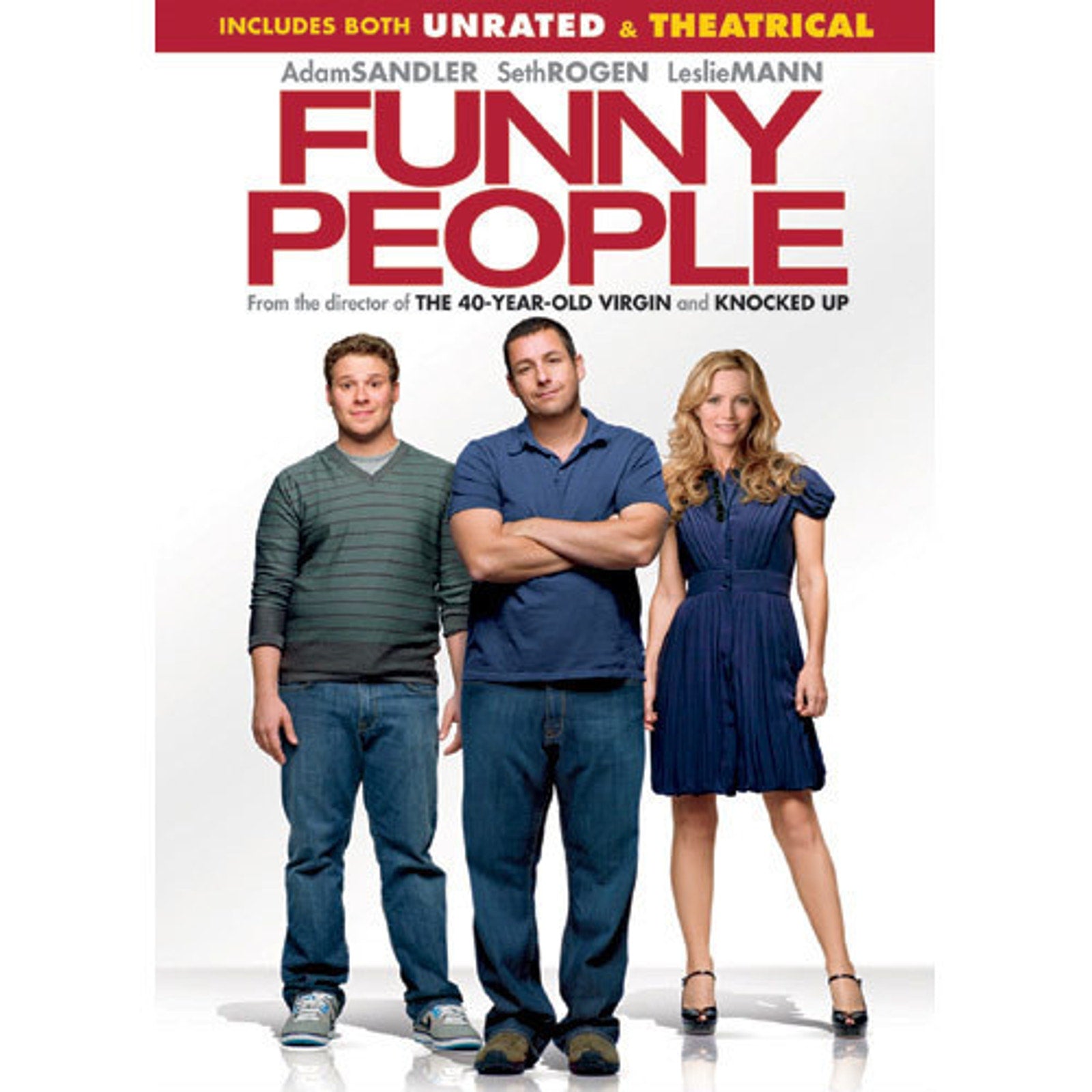 Funny People (DVD, 2009, Rated/Unrated Versions)