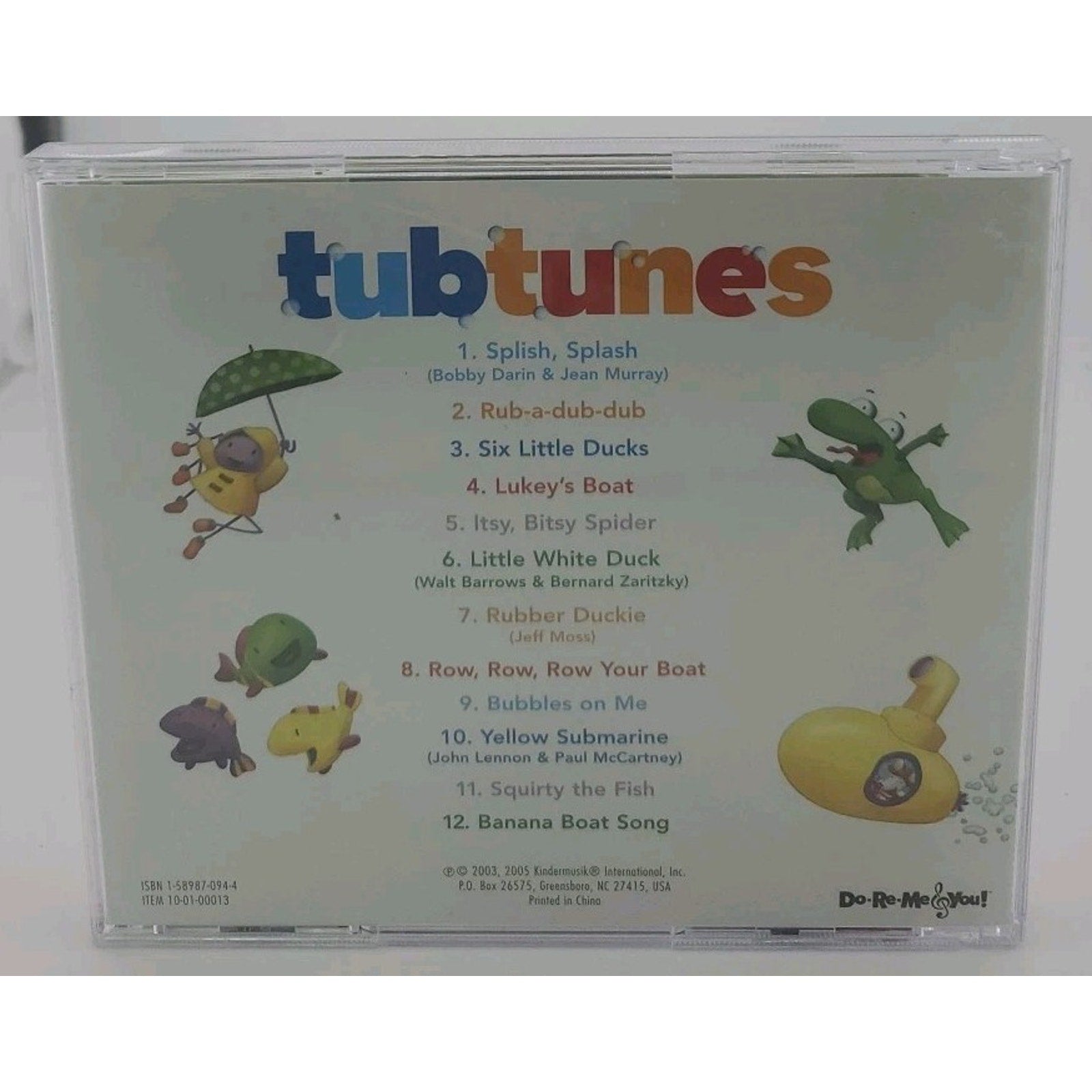 Tubtunes Do Re Me & You! (CD 2005 Kindermusik International)
