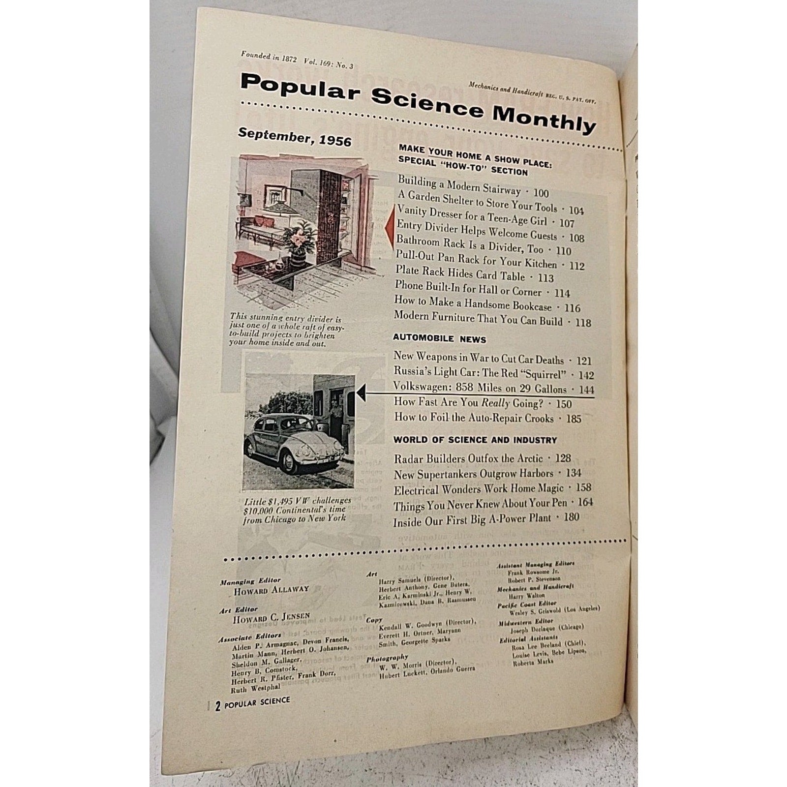 Popular Science Monthly - September 1956 - Vol. 169 No. 3