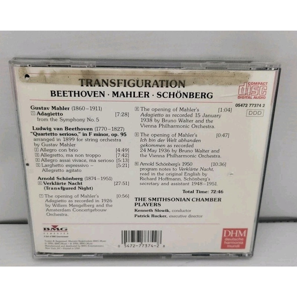 Transfiguration-Beethoven,M by Mahler / Slowik (CD, 2008)