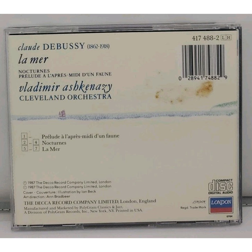 Cleveland Orchestra - La Mer / Nocturnes / Prelude - Cleveland Orchestra CD