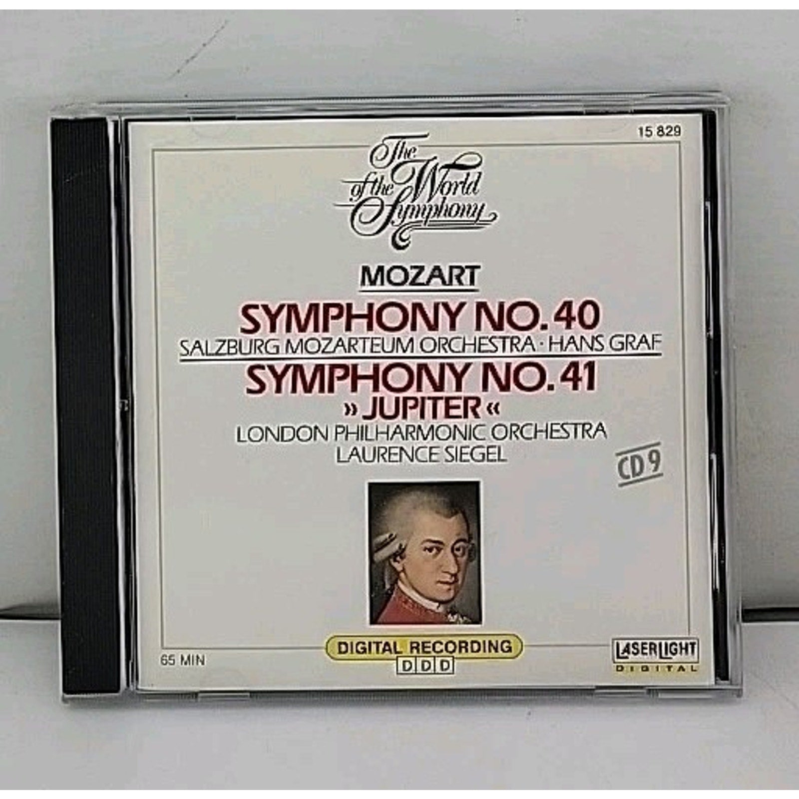 Sym 40/41 by W.A. Mozart (CD, 1989)