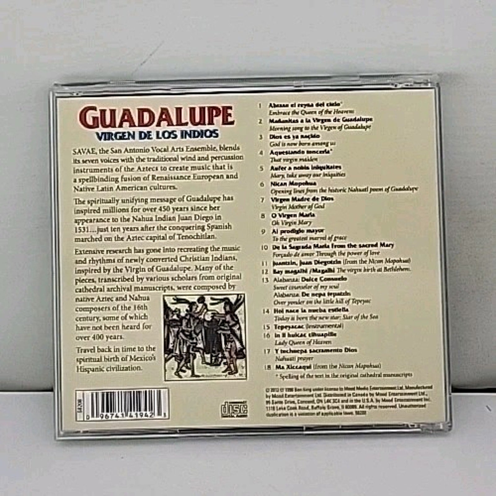 Guadalupe: Virgen de los Indios by Savae (CD, 2012)