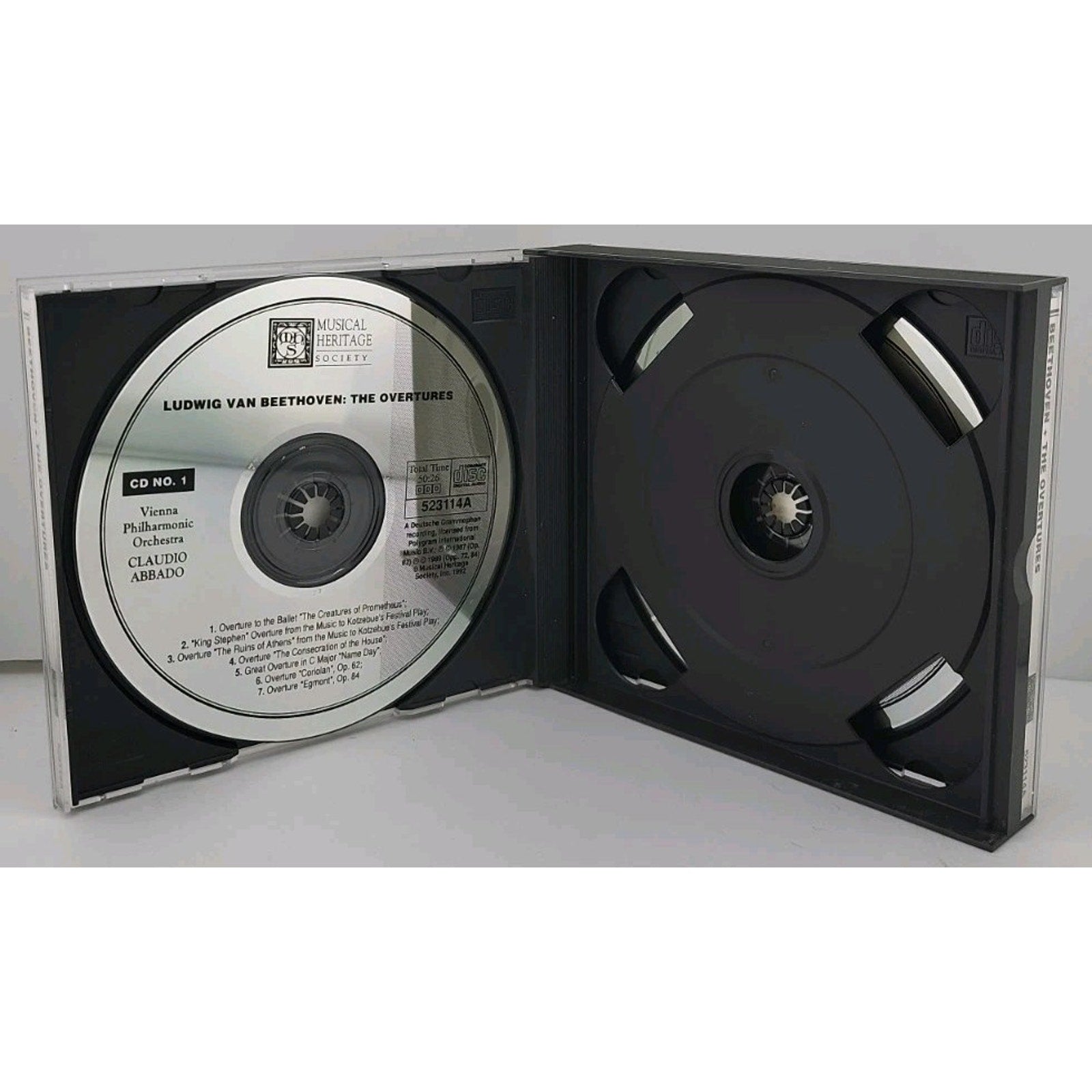 Beethoven: The Overtures CD Vienna Harmonic Orchestra 2 Disc Set Classical Music