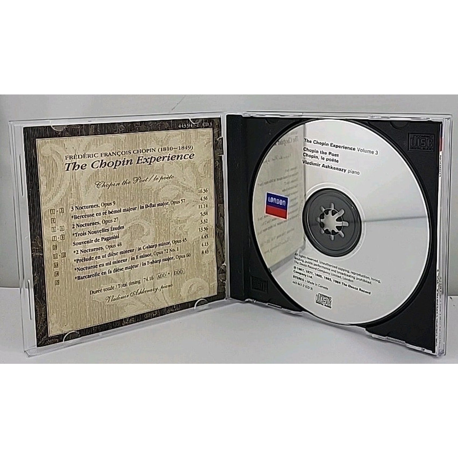 Experience by Vladimir Ashkenazy Vol III (CD)