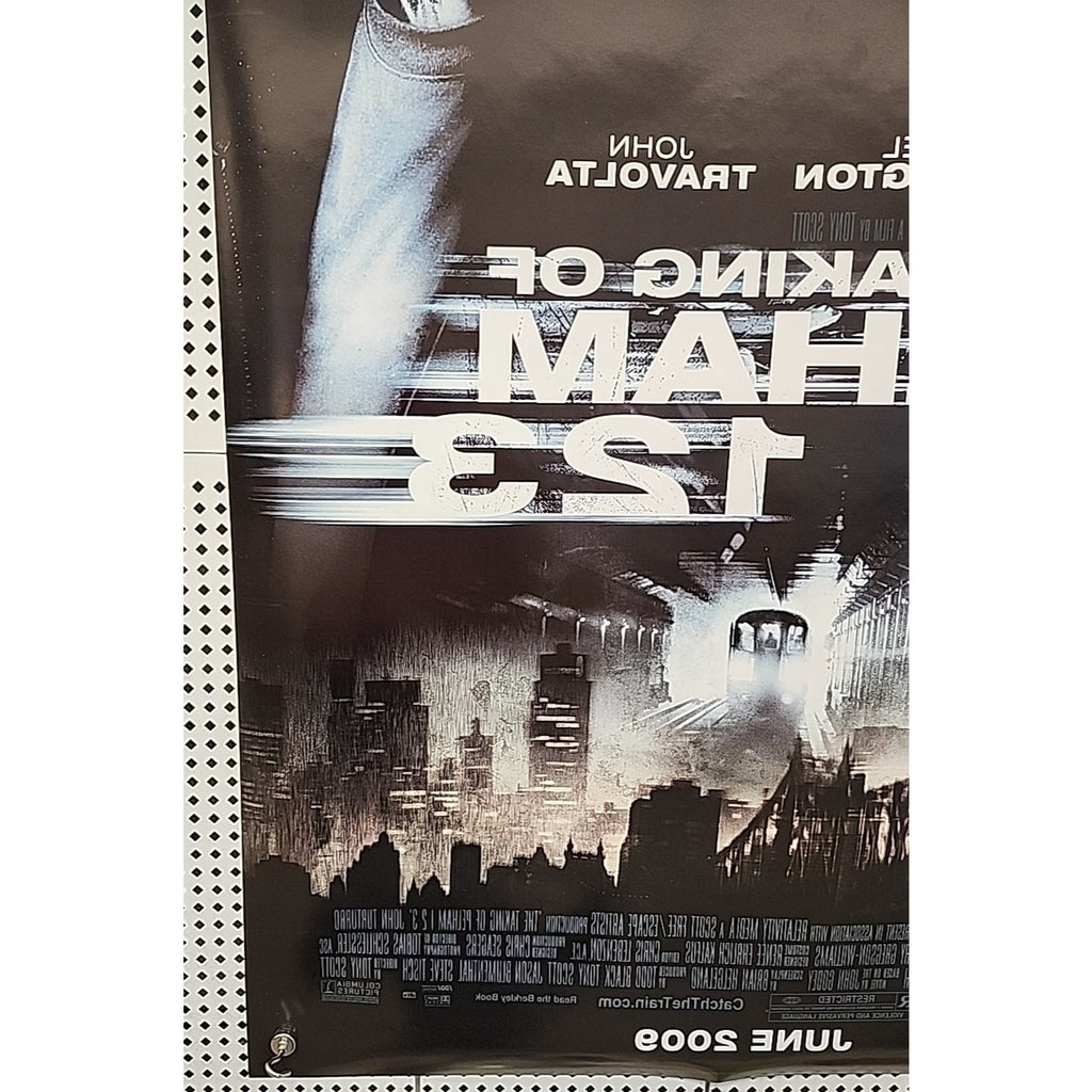 The Taking of Pelham 123 2009 Double Sided Original Movie Poster 27" x 40" ADV