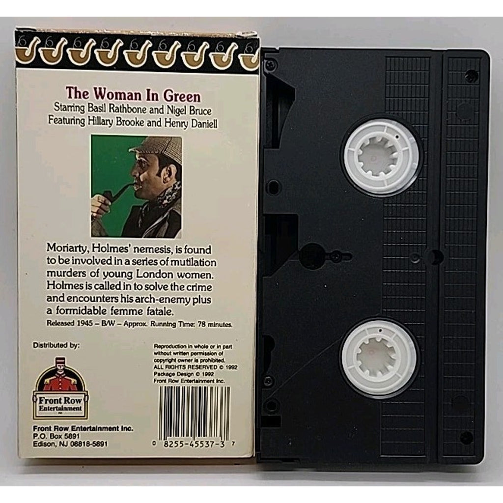 Sherlock Holmes: The Woman in Green (VHS)