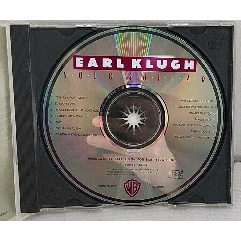 Solo Guitar by Klugh, Earl (CD, 1989)