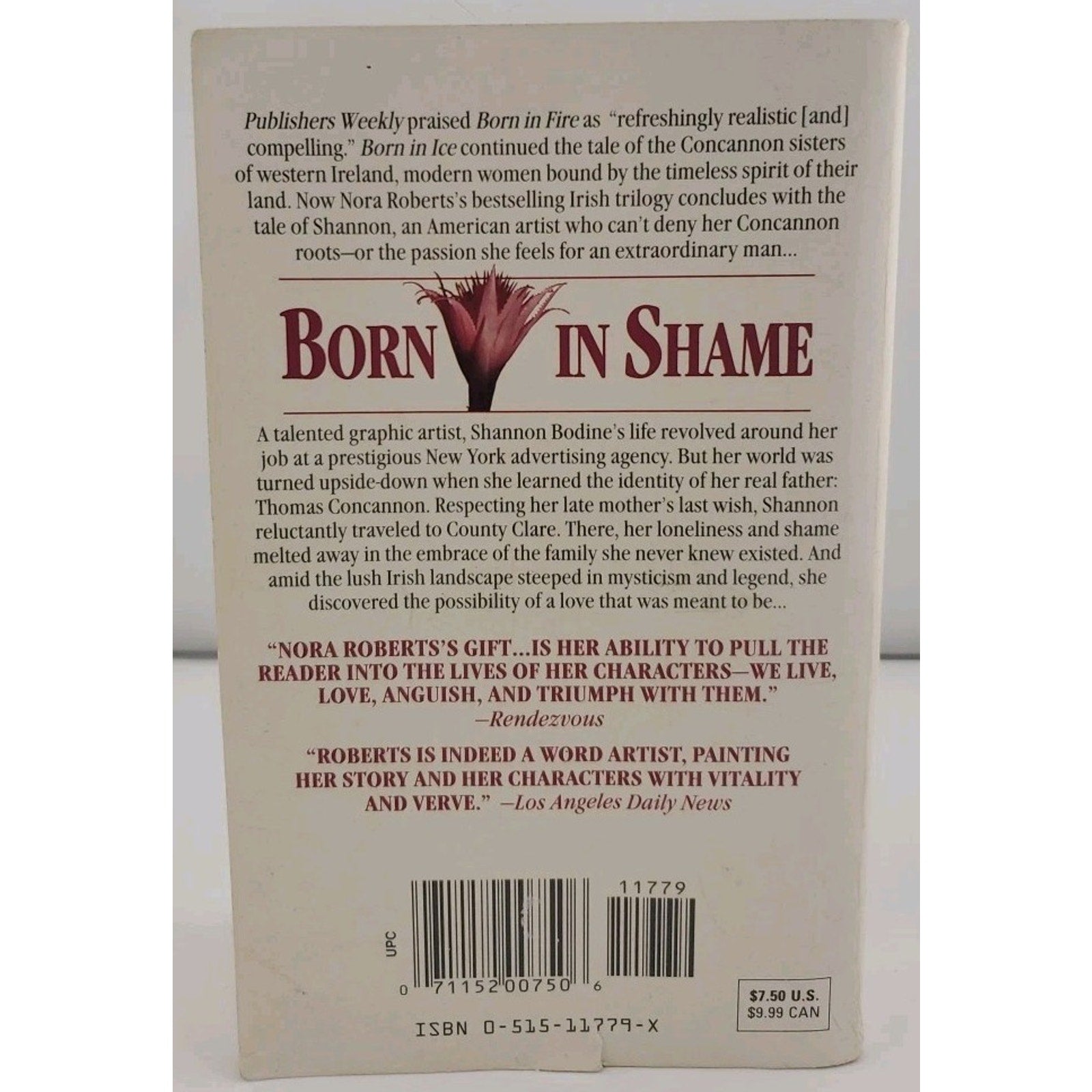 Born in Shame by Nora Roberts (2013, Trade Paperback)