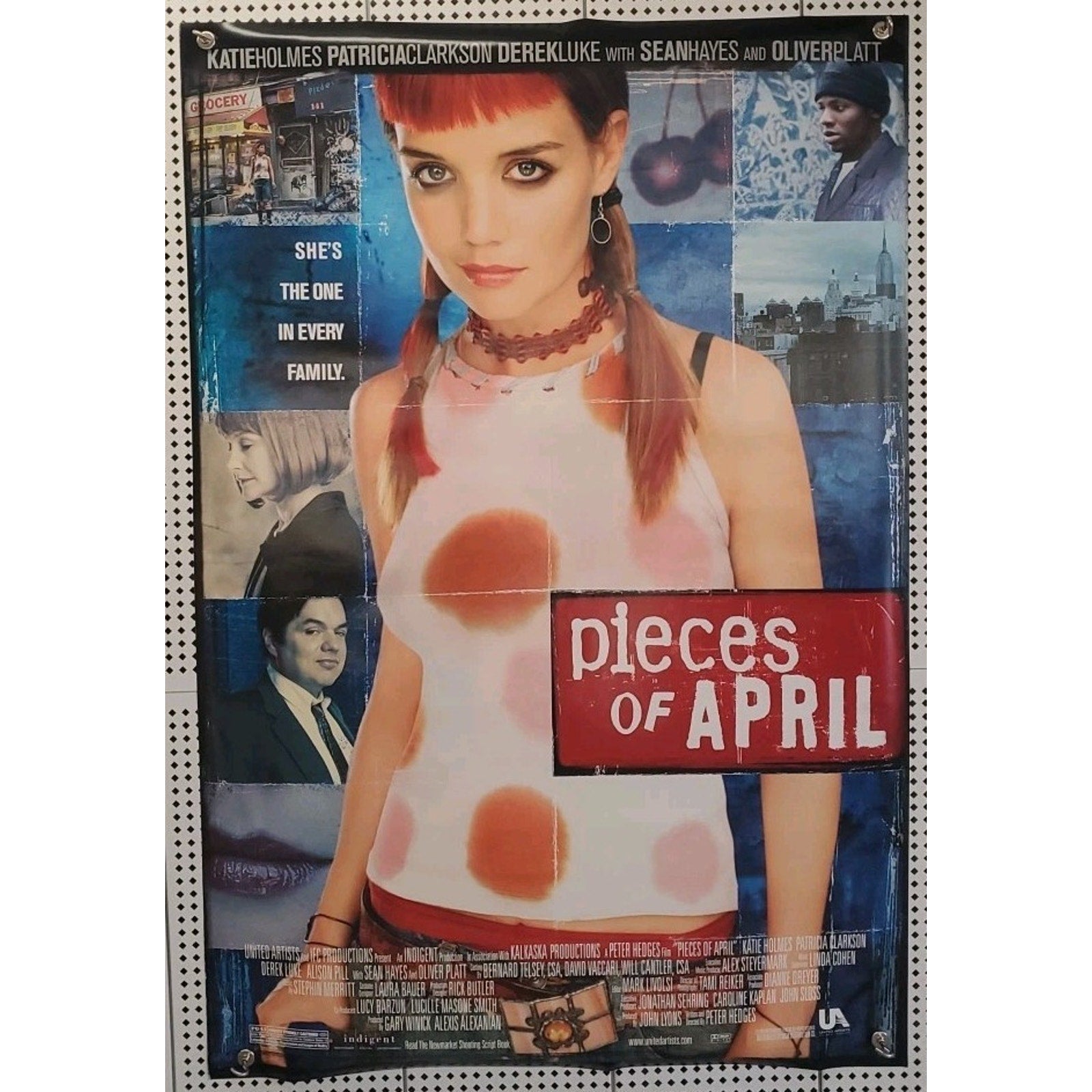 Pieces Of April Original Movie Theater Promo Poster Katie Holmes 2003 27x40