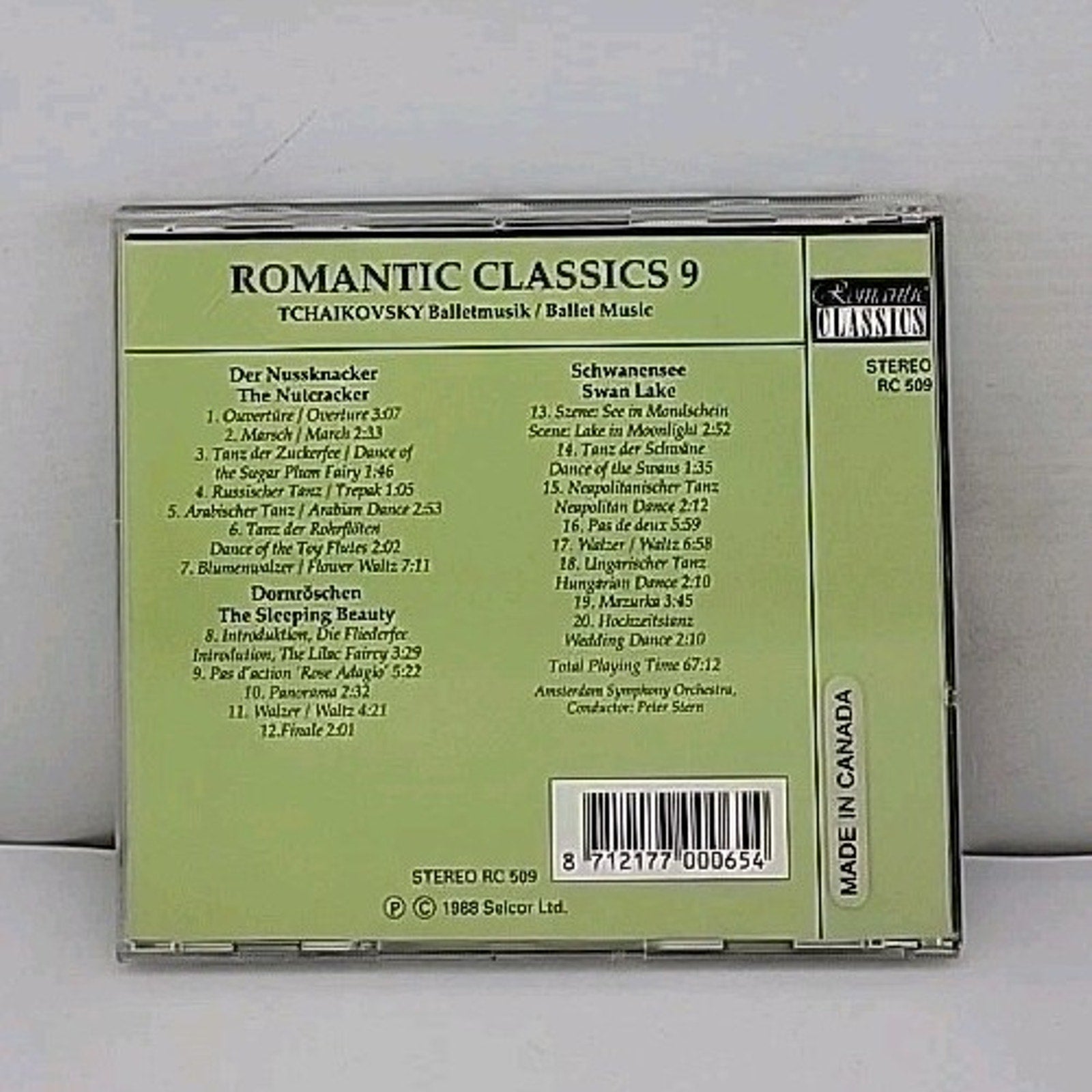 Romantic Classics 9 - Ballet Music By Tchaikovsky CD