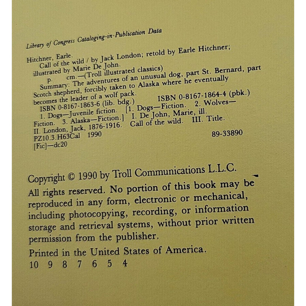 Call Of The Wild Jack London