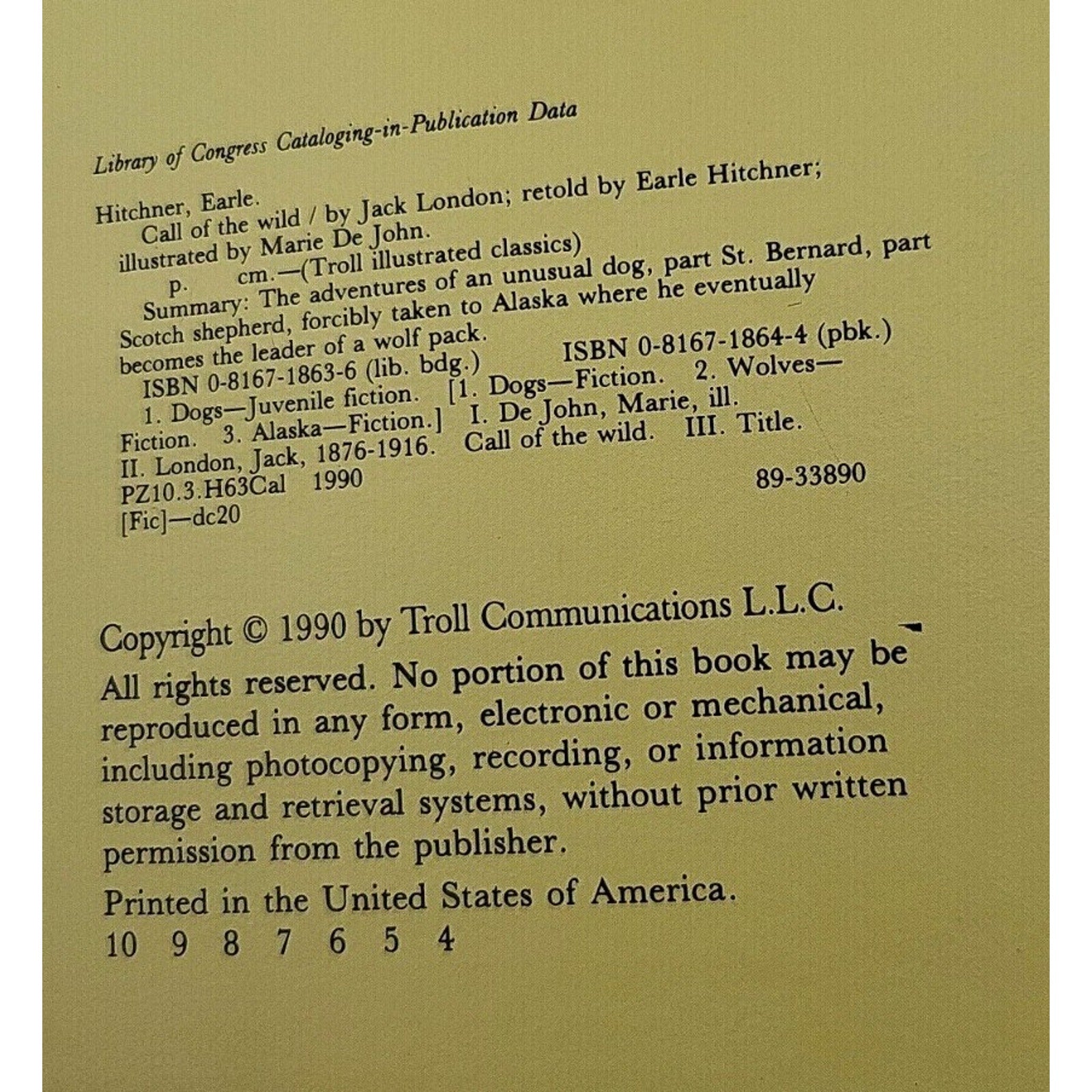 Call Of The Wild Jack London