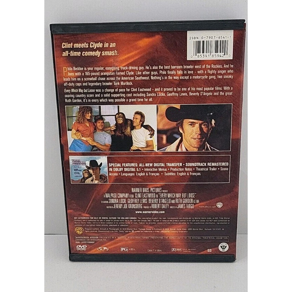Every Which Way but Loose (DVD, 1978)