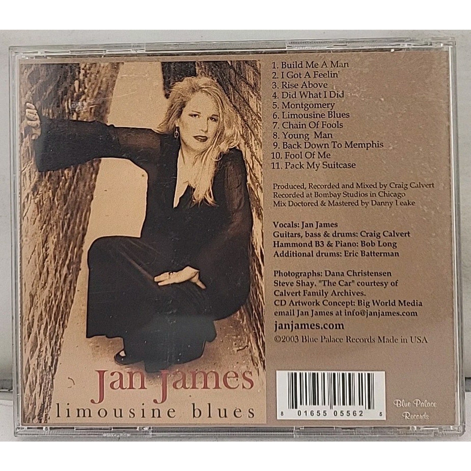 Limousine Blues by Jan James (CD, 2003)