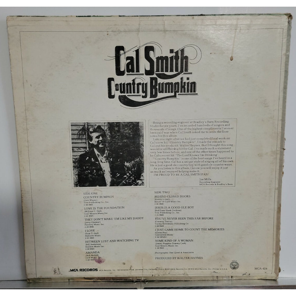 Cal Smith – Country Bumpkin (Vinyl)