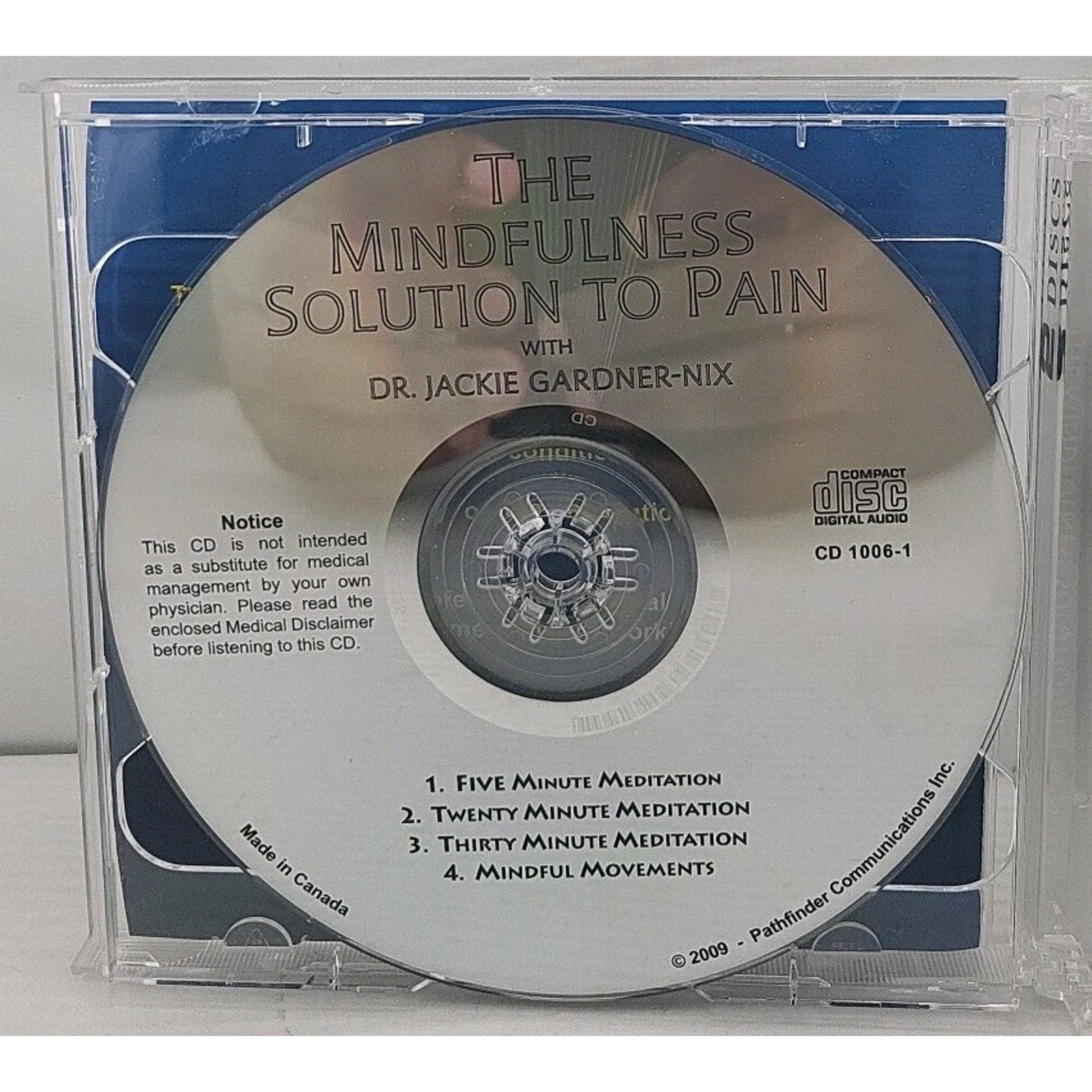 Pain Speaking Library Series Two: The Mindfulness Solution To Pain CD