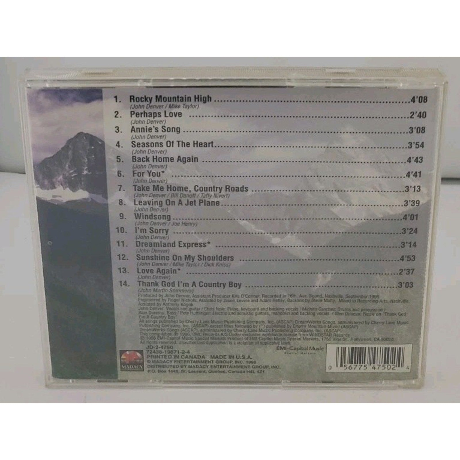 Best of John Denver by John Denver (CD, 1998)
