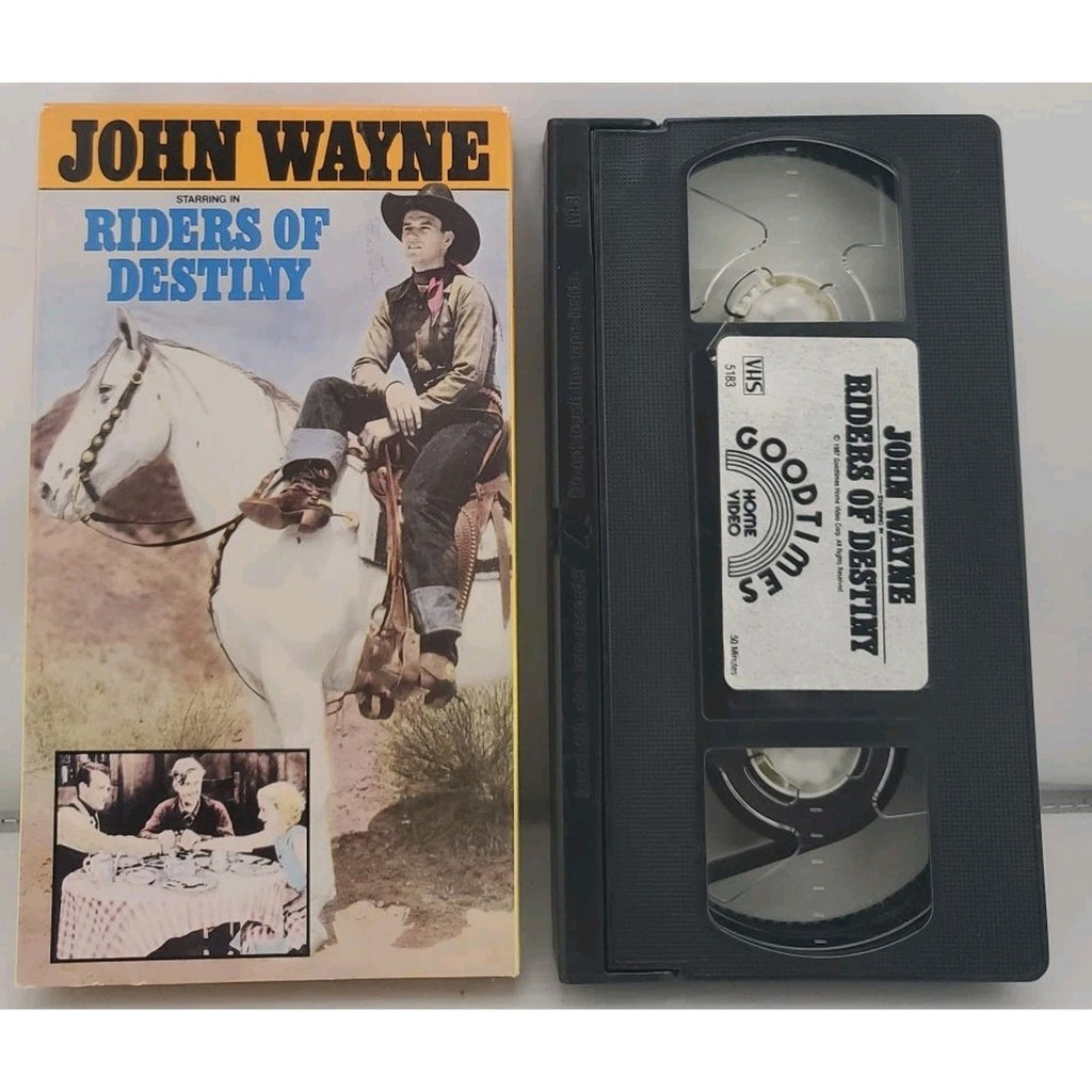 John Wayne - Riders of Destiny (VHS, 1987)