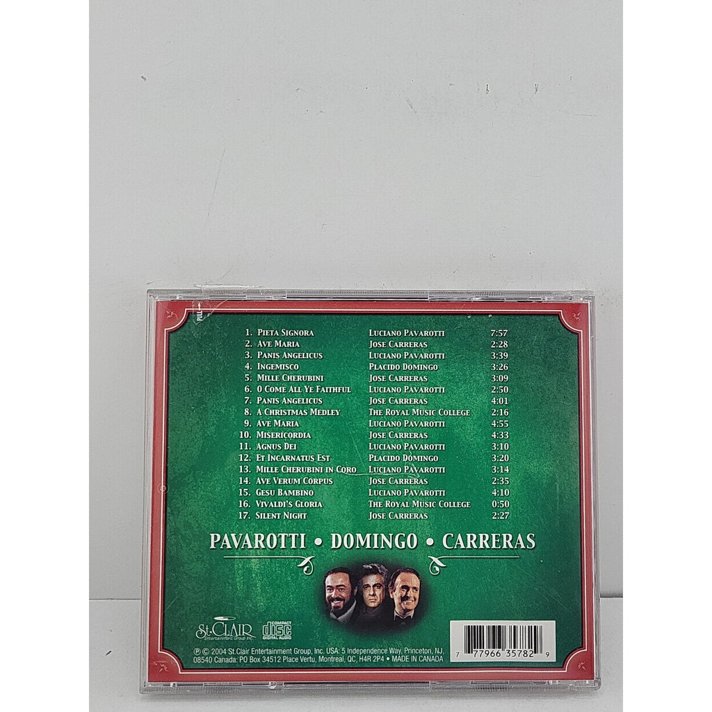Tenor's Christmas by Pavarotti / Domingo / Carreras (CD, 2004)