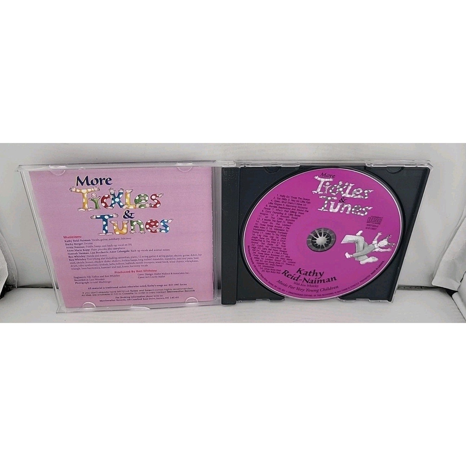 More Tickles & Tunes by Kathy Reid-Naiman (CD, 2007)