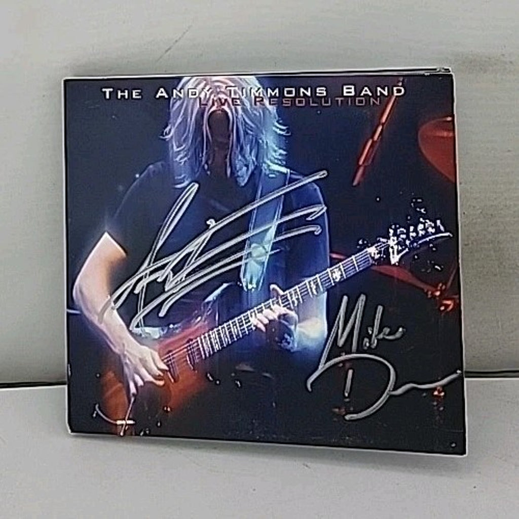 Live Resolution by Andy Timmons (CD, 2015) *Signed*
