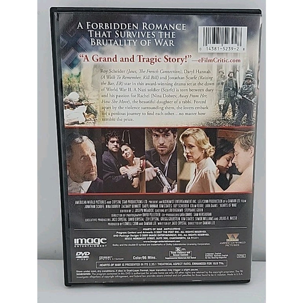 Hearts of War (DVD, 2007)